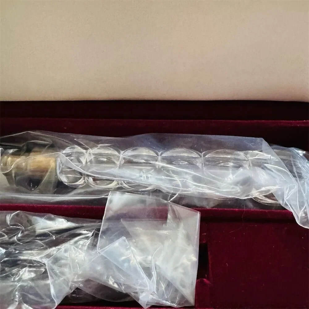 Mikasa Rousseau Knife and Fork Carving Set Sterling Silver Plated & Crystal ￼